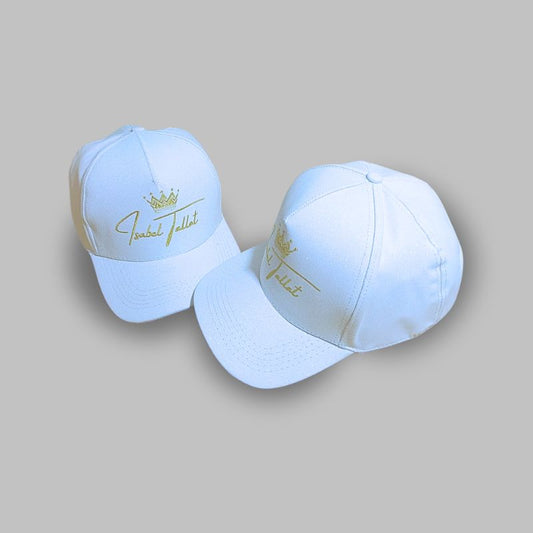 Boné White Glitter Supercap Premium Personalizado Isabel Tallat