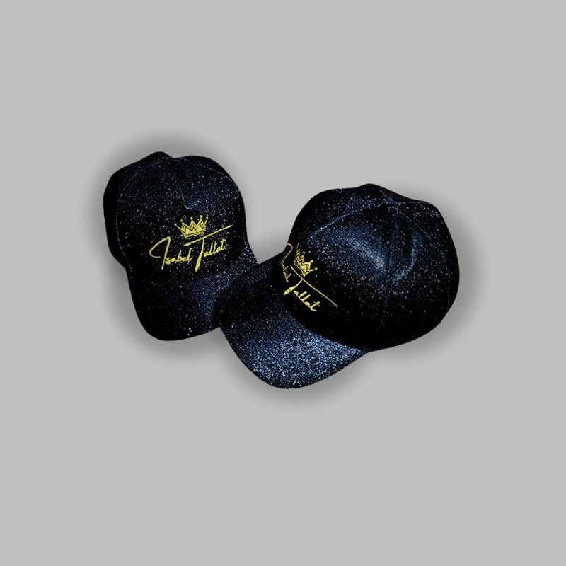 Boné Supercap Black Glitter Premium Assinatura Isabel Tallat