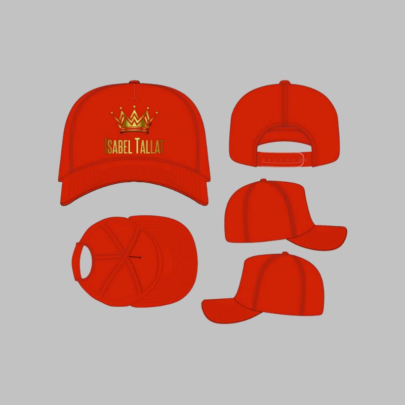 Boné Red Supercap Premium Personalizado Isabel Tallat