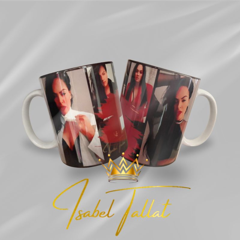 Caneca Personalizada Isabel Tallat com bandeira da Suíça
