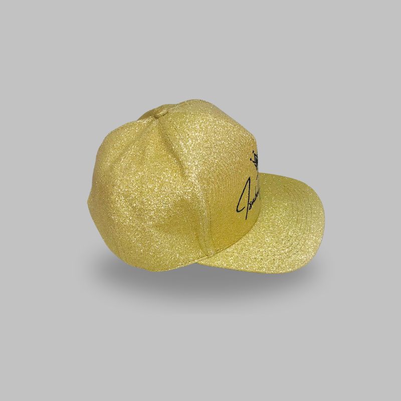 Boné Gold Glitter Personalizado Assinatura Isabel Tallat